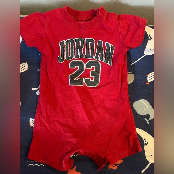 Baby Boy Jordan Romper - Picture 1 of 3
